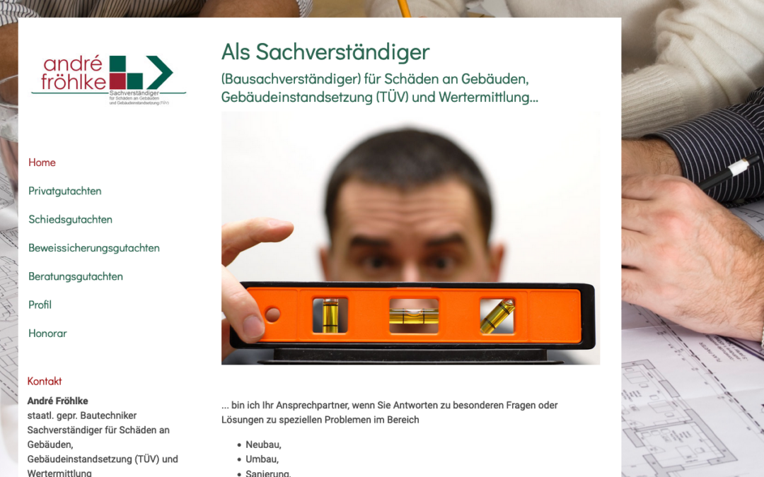 Bausachverständiger André Fröhlke